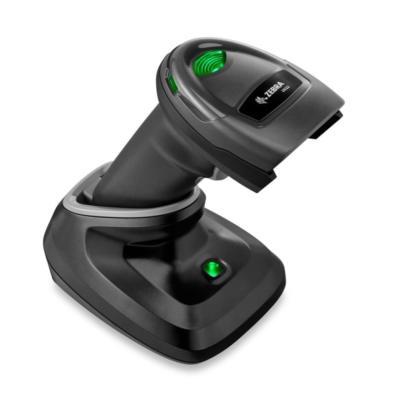 Zebra DS2278 Black Standard Range 1D/2D Cordless Handheld Barcode Scanner Kit