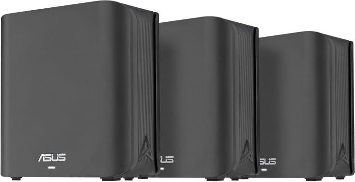 Asus ZenWiFi BD4 BE3600 Mesh WiFi 7 AiMesh Extendable Router 3-Pack - Black