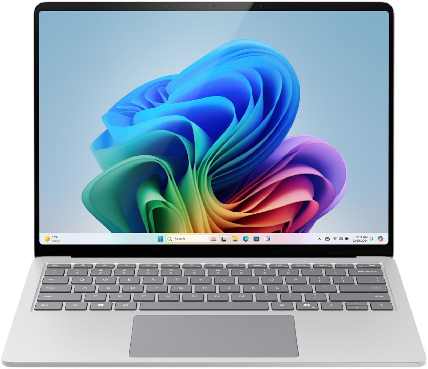 Microsoft Surface Laptop (7th Ed) Copilot+ PC 13.8" X Plus (10 Core ), 16GB RAM, 512GB SSD, Windows 11 Home - Platinum