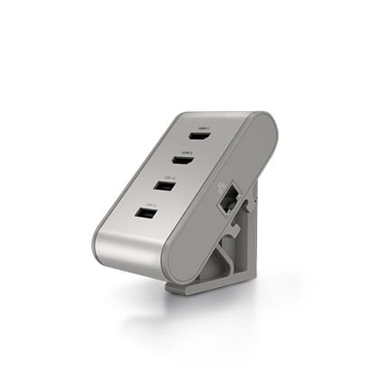 Zgo ZHUB Dual Video HDMI with Power Adapter - Silver