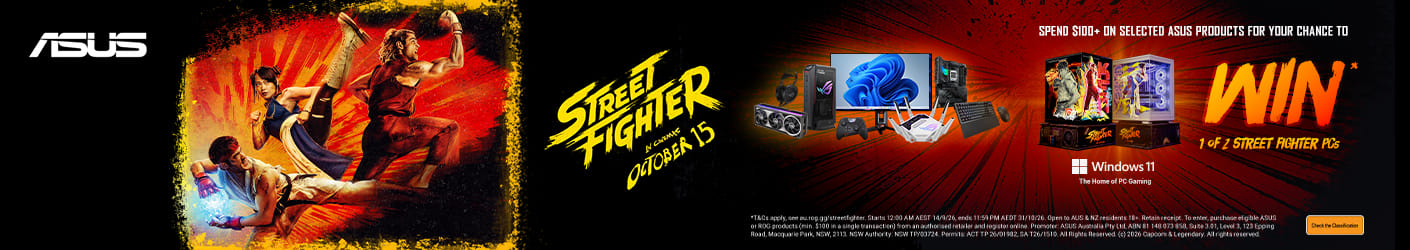 ASUS Win Street Fighter PCs