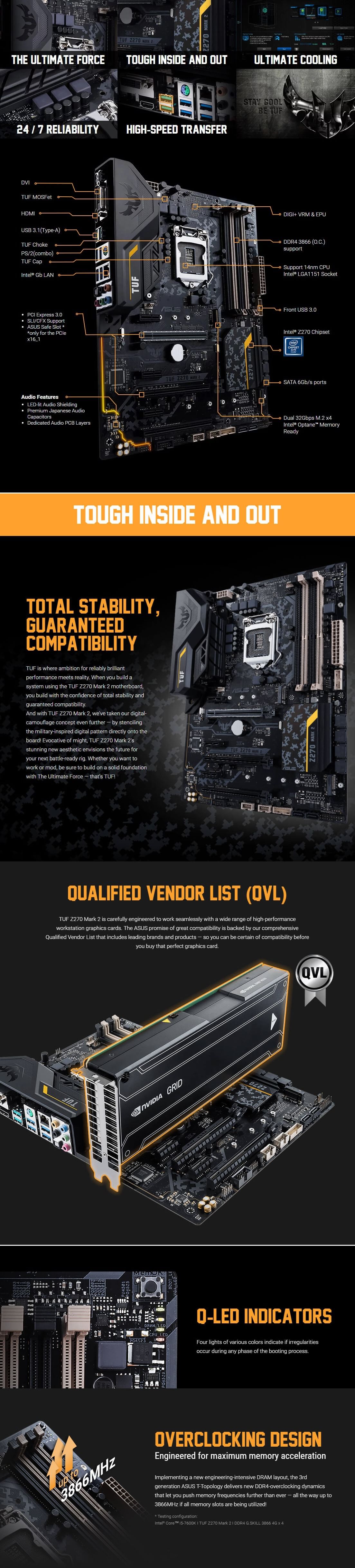 ASUS TUF Z270 Mark 2 Motherboard
