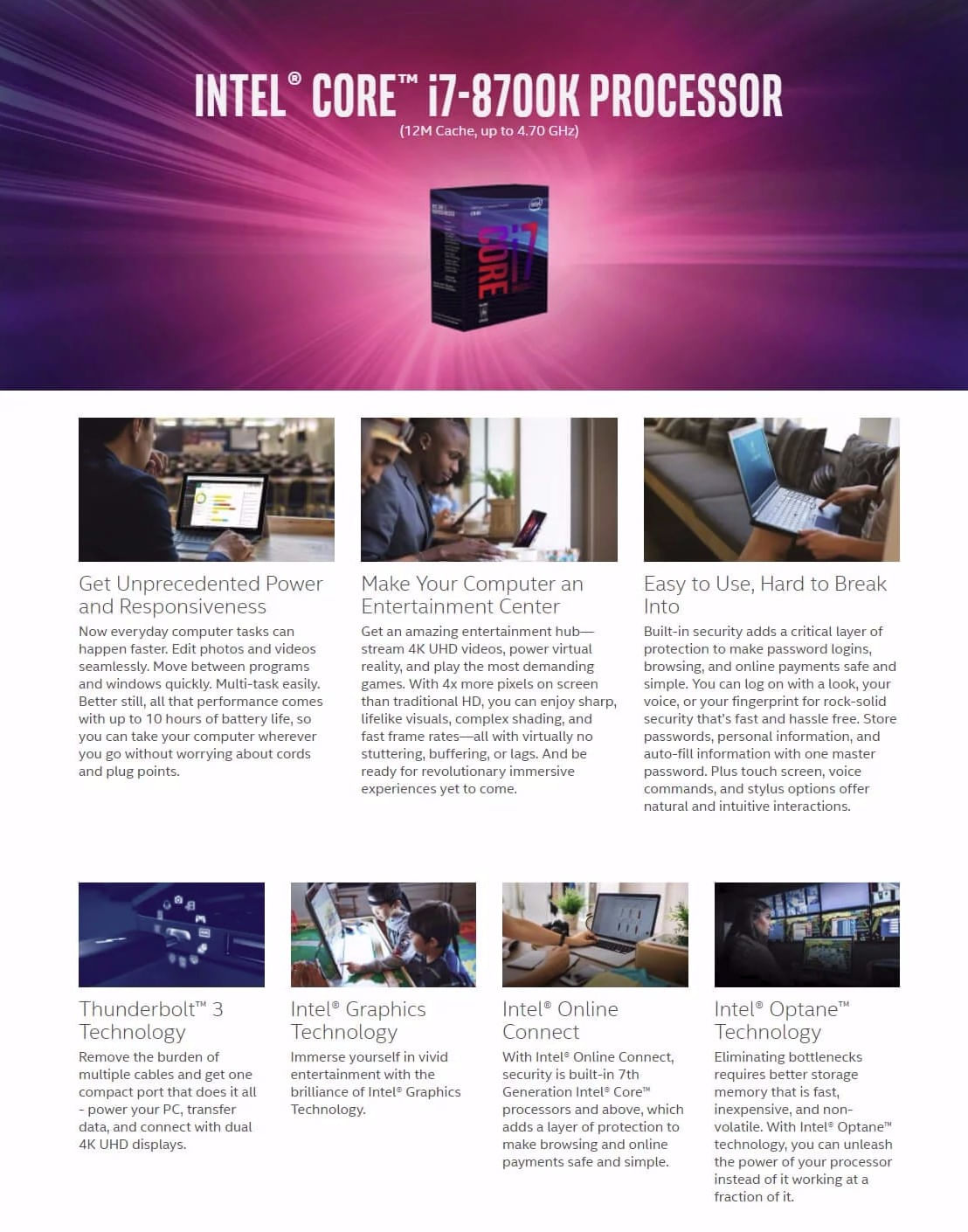 Intel Core I7 Amd 8700k Intel Core I7-8700K Coffee Lake 8th Gen