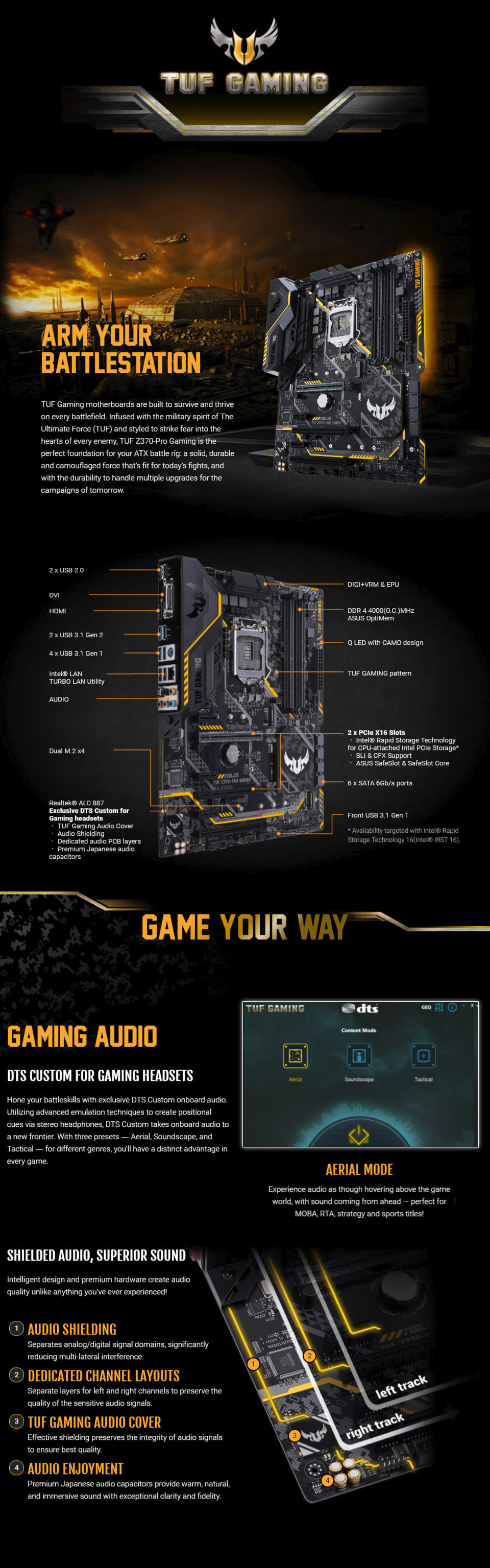ASUS TUF Z370-PRO GAMING LGA 1151-2 ATX Motherboard