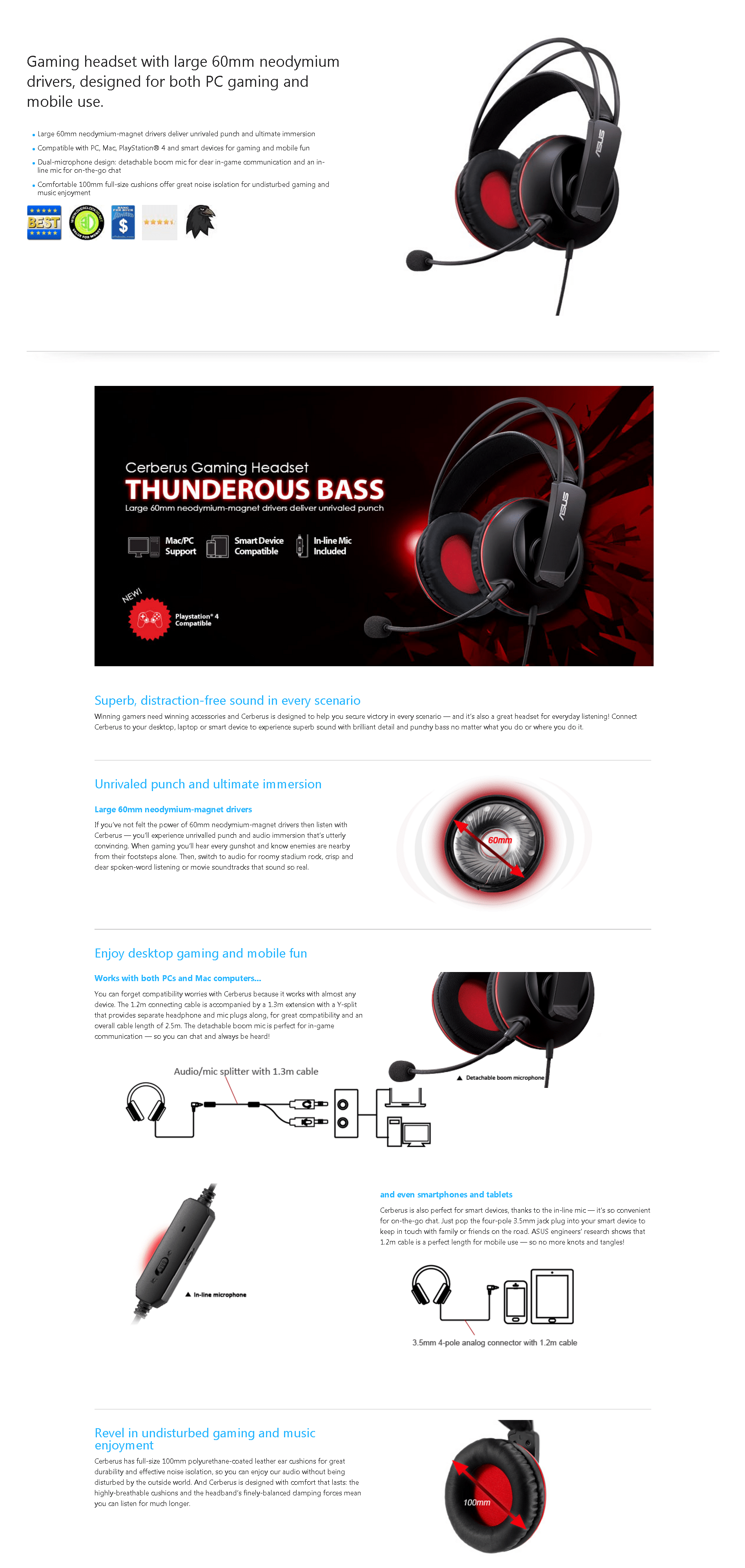 Asus cerberus cyber deals cafe gaming headset