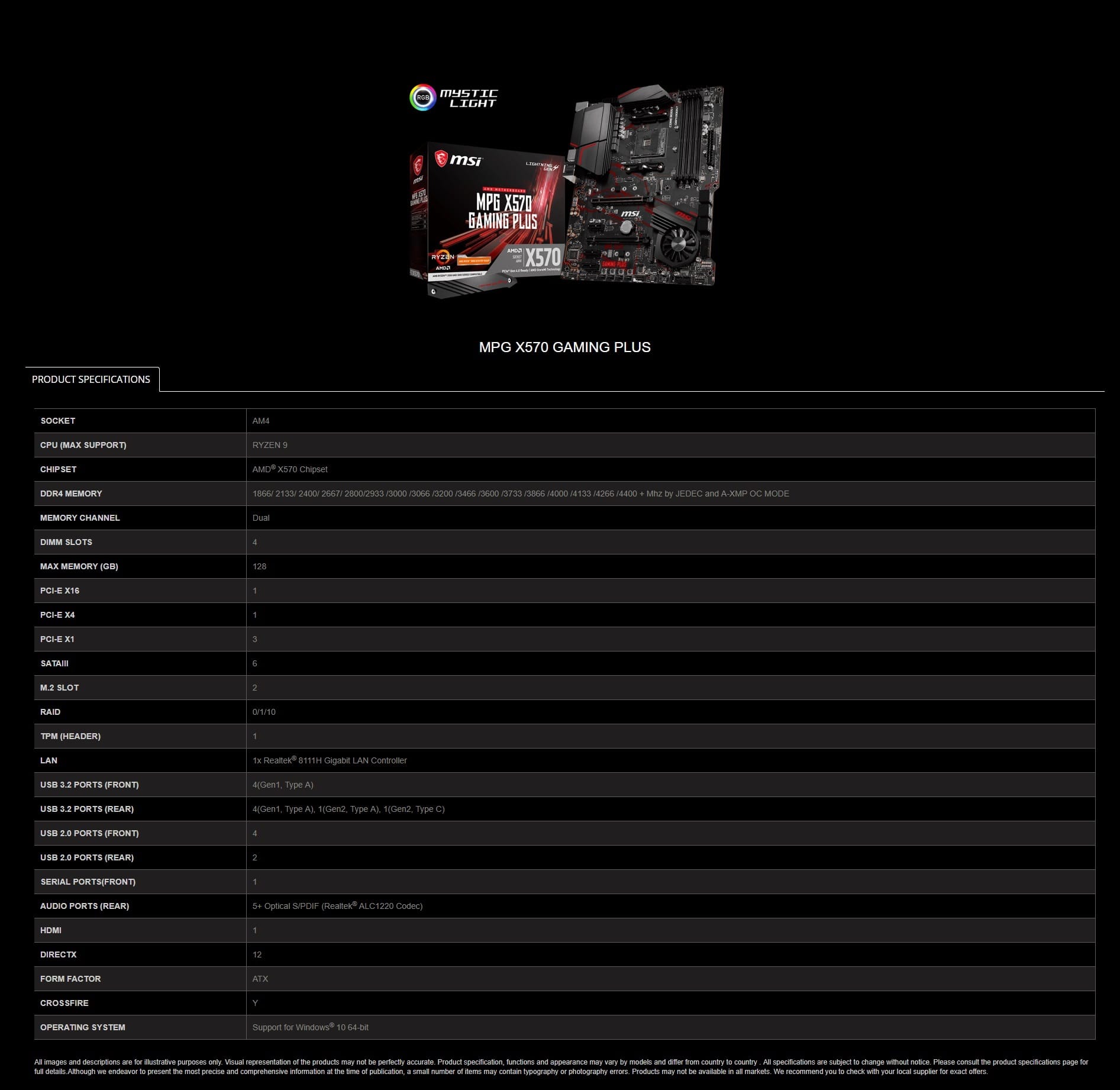 Gaming Plus Motherboard Msi X570 Front Panel Connectors User