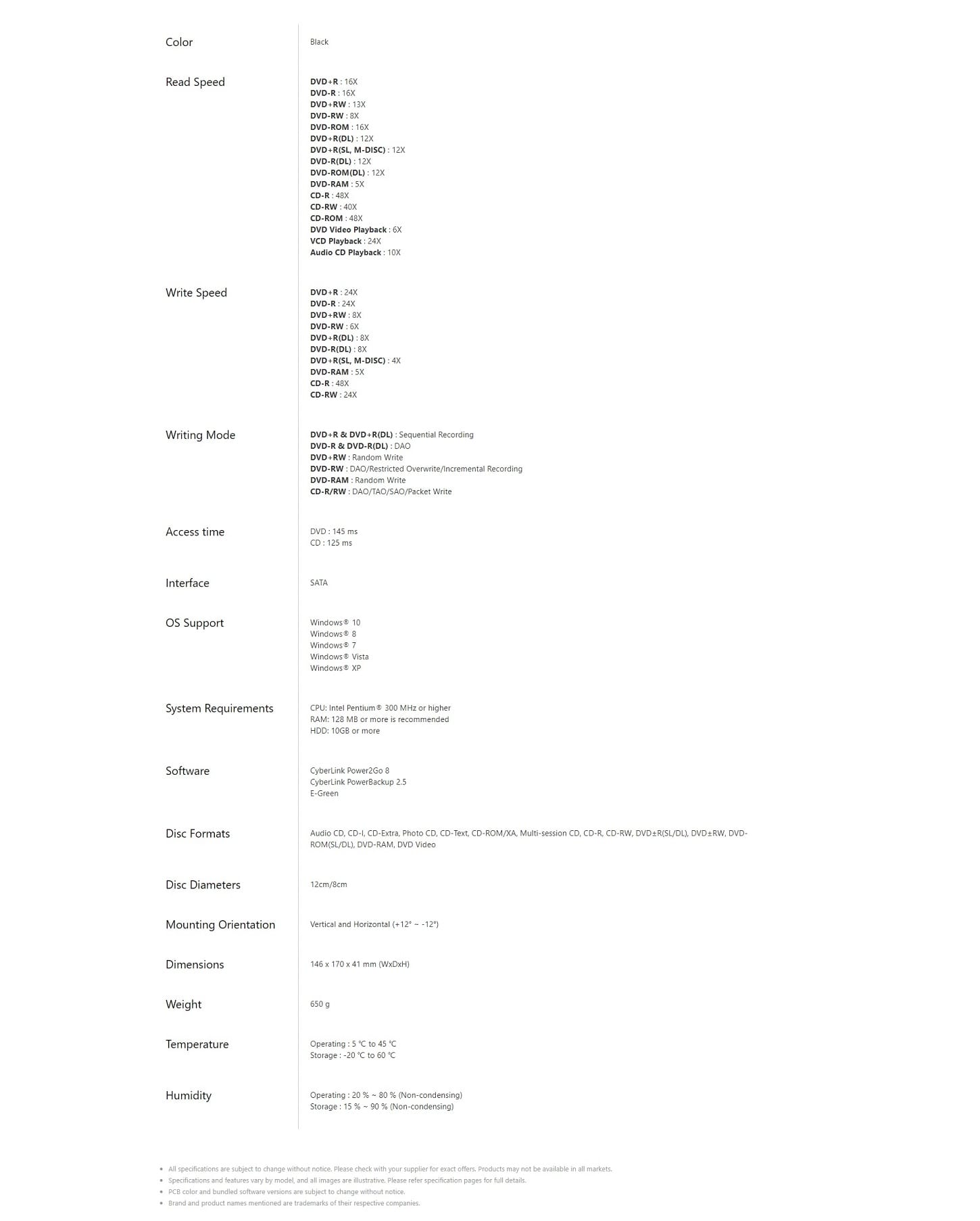 Asus DRW24D5MT Internal SATA DVD Burner Retail