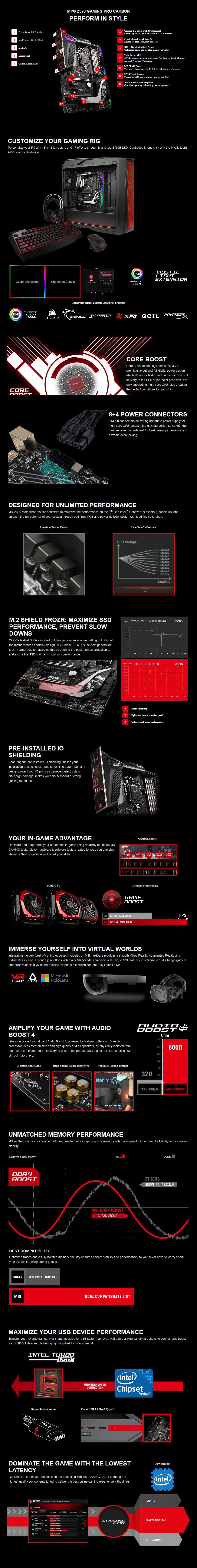 motherboard Fit For MSI MPG Z390 GAMING PLUS LGA 1151 Intel Z390
