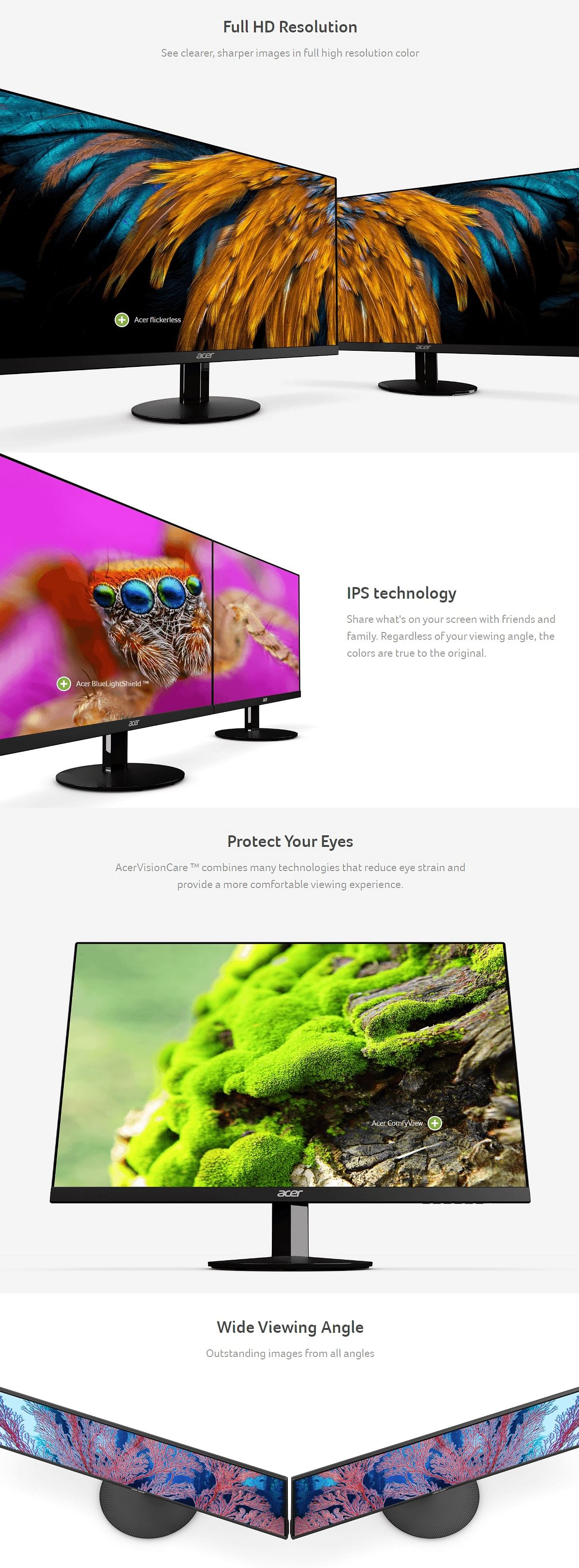 Acer SA240YB 23.8" FHD LED-IPS 1ms 75Hz Monitor