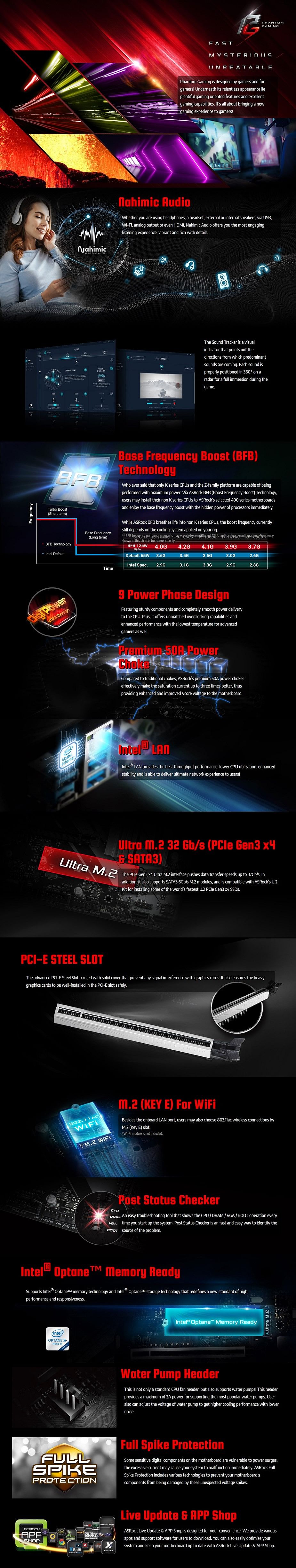 ASRock B460 Phantom Gaming 4 LGA1200 ATX Motherboard