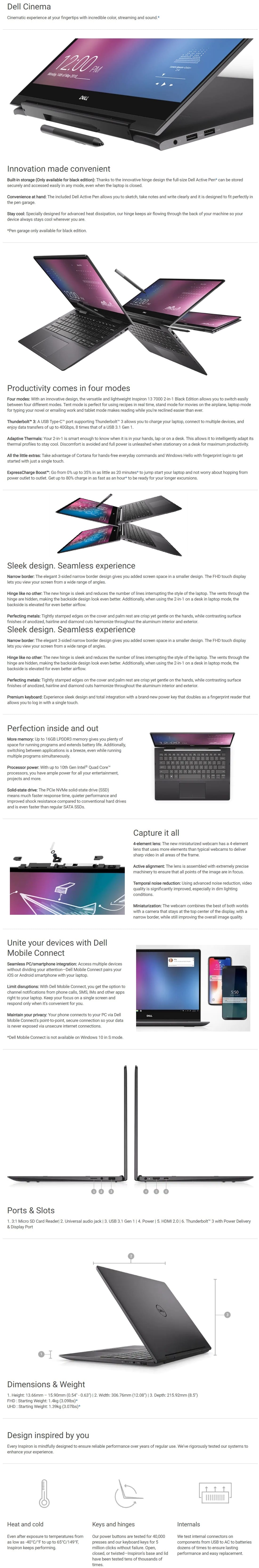 (As New) Dell Inspiron 7391 2in1 13.3