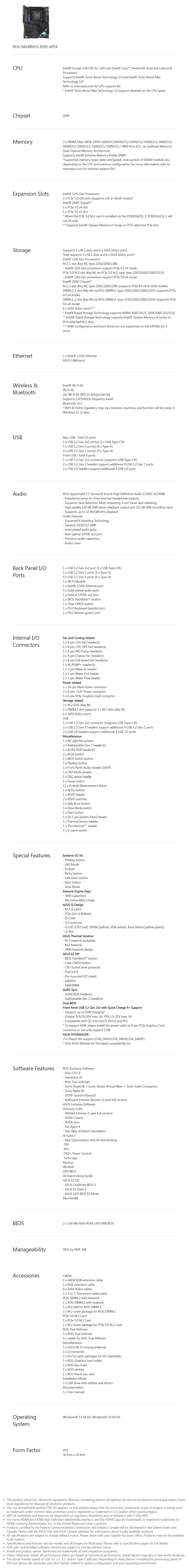 Raid Configuration Intel Optane Bios Asus ROG Maximus Z690 Apex