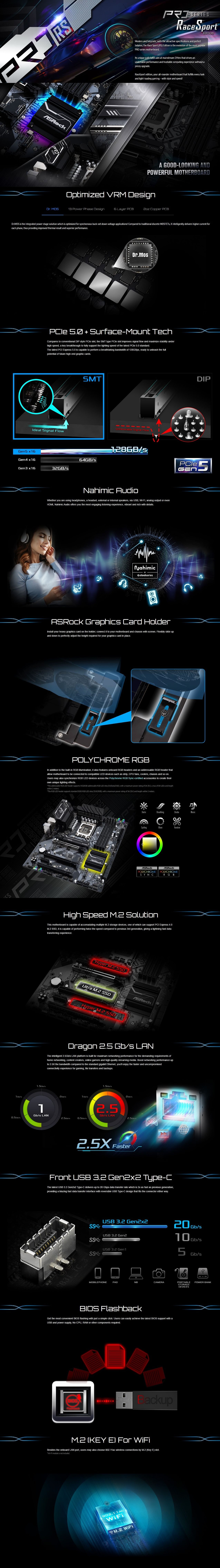 AsRock Z690 Pro RS ATX LGA 1700 Motherboard