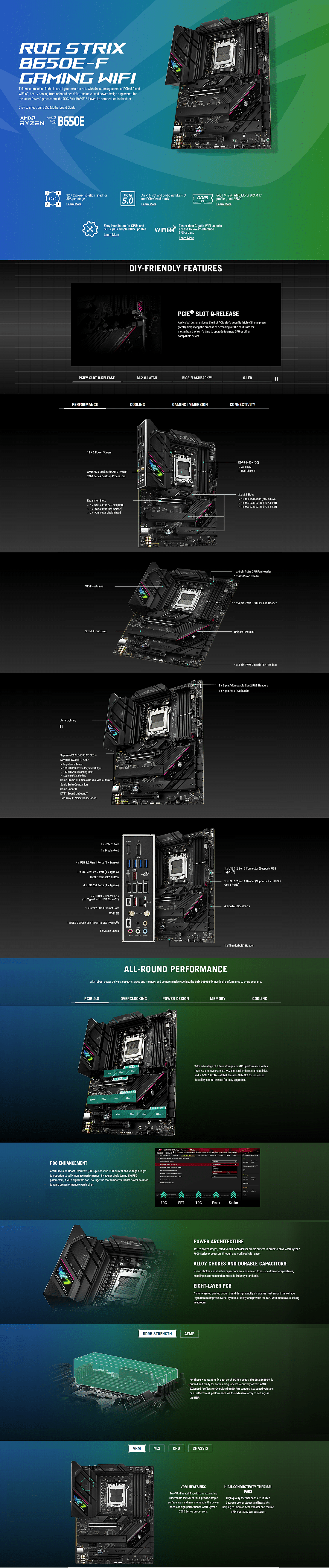 Asus Rog Strix B650e-f Gaming Wifi Motherboard