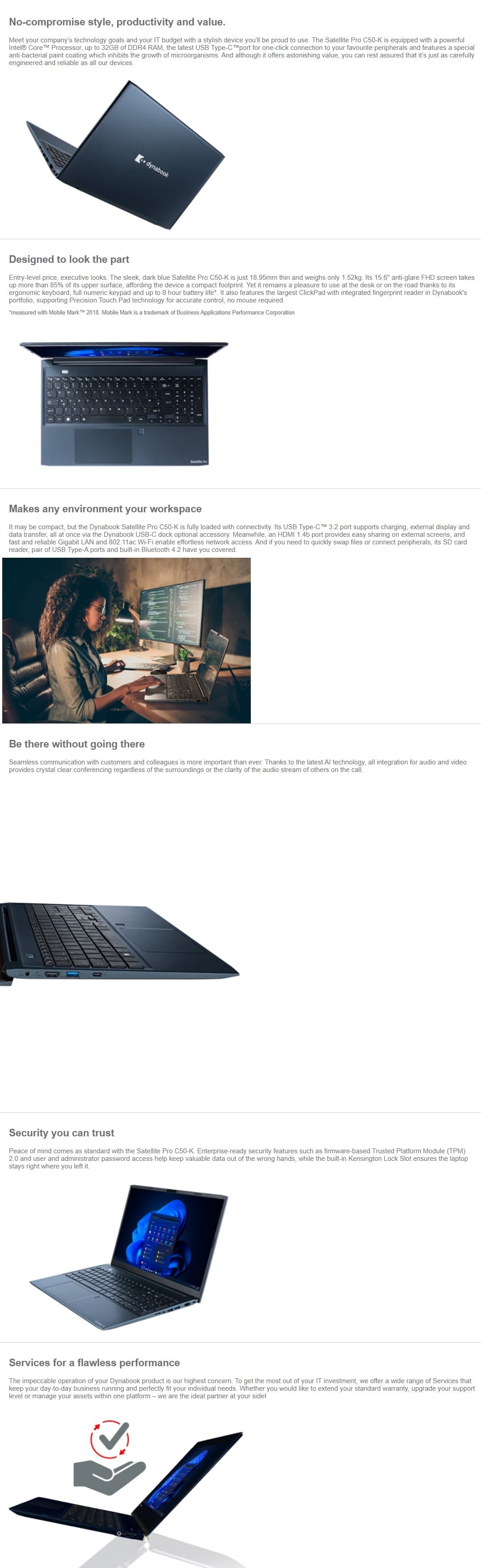 Toshiba Dynabook Satellite Pro C50-K 15.6