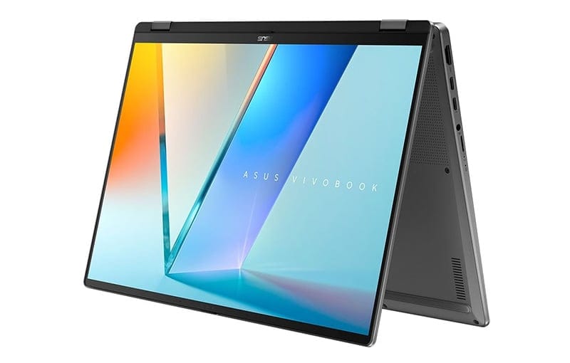 ASUS Vivobook 16 Flip 16" WUXGA Touchscreen Laptop, Ultra 7 258V, 32GB RAM, 1TB SSD, Windows 11 Pro - Matte Gray
