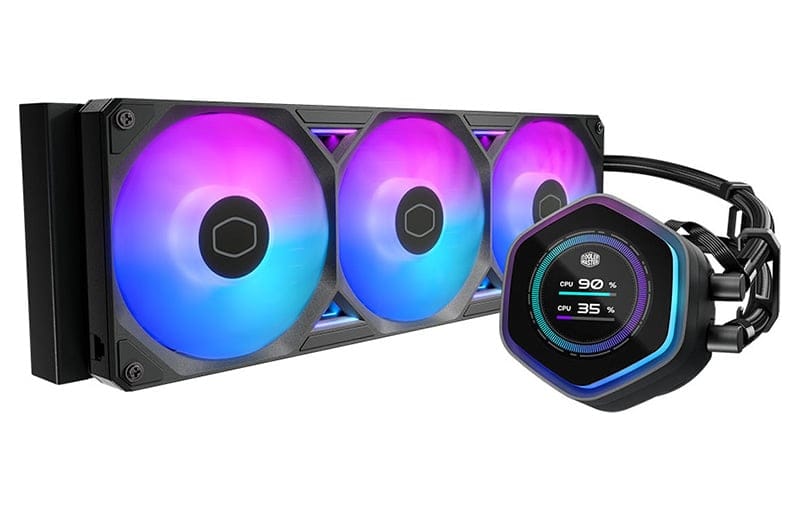 Cooler Master MasterLiquid 360 Atmos II LCD ARGB CPU Cooler Black