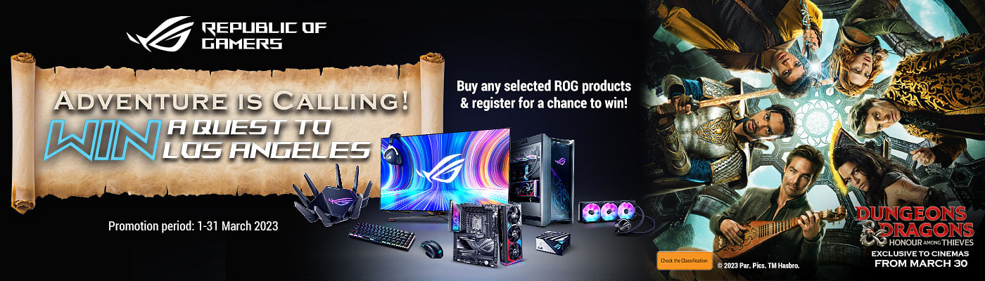 ASUS ROG Dungeons & Dragons Promotion - Power Supplies