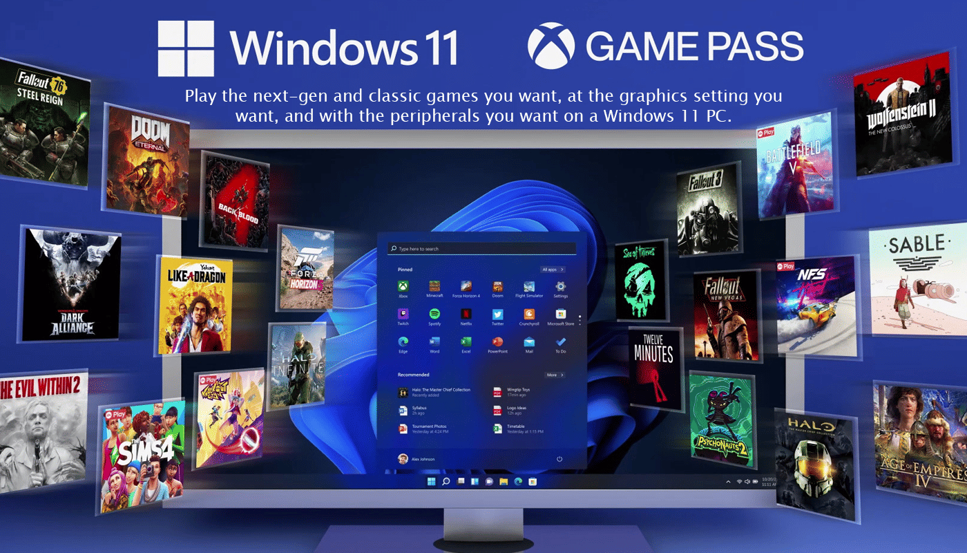 GMR Nightfall 3070 Gaming PC Ryzen 7 5800X3D, 32GB RAM, RTX 3070, 1TB