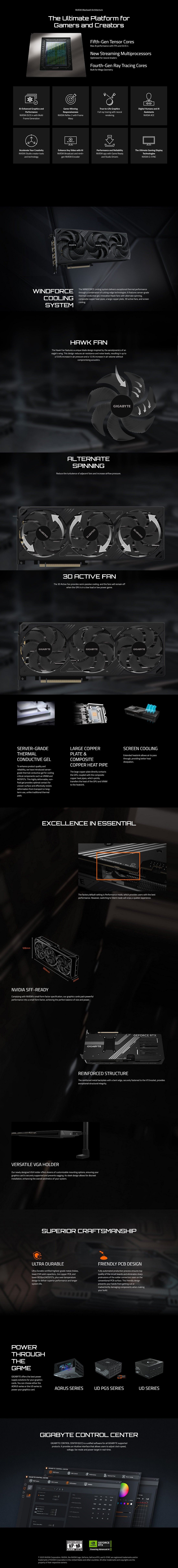 Gigabyte GeForce RTX 5070 Ti WindForce SFF 16G Graphics Card Gigabyte GeForce RTX 5070 Ti WindForce SFF 16G Graphics Card