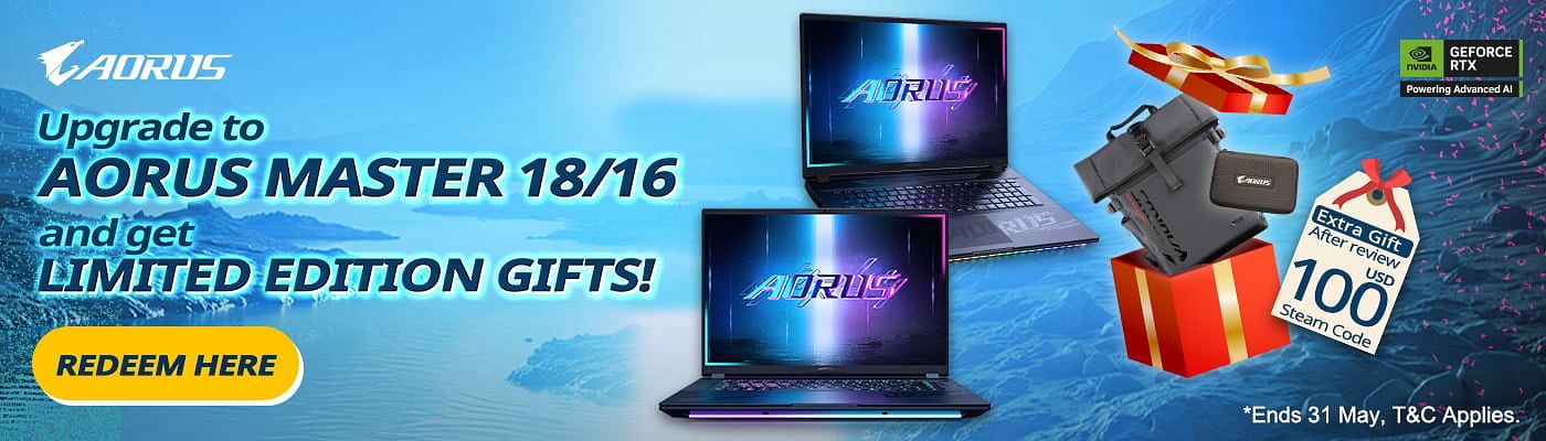 Gigabyte AORUS MASTER Limited Edition Gifts