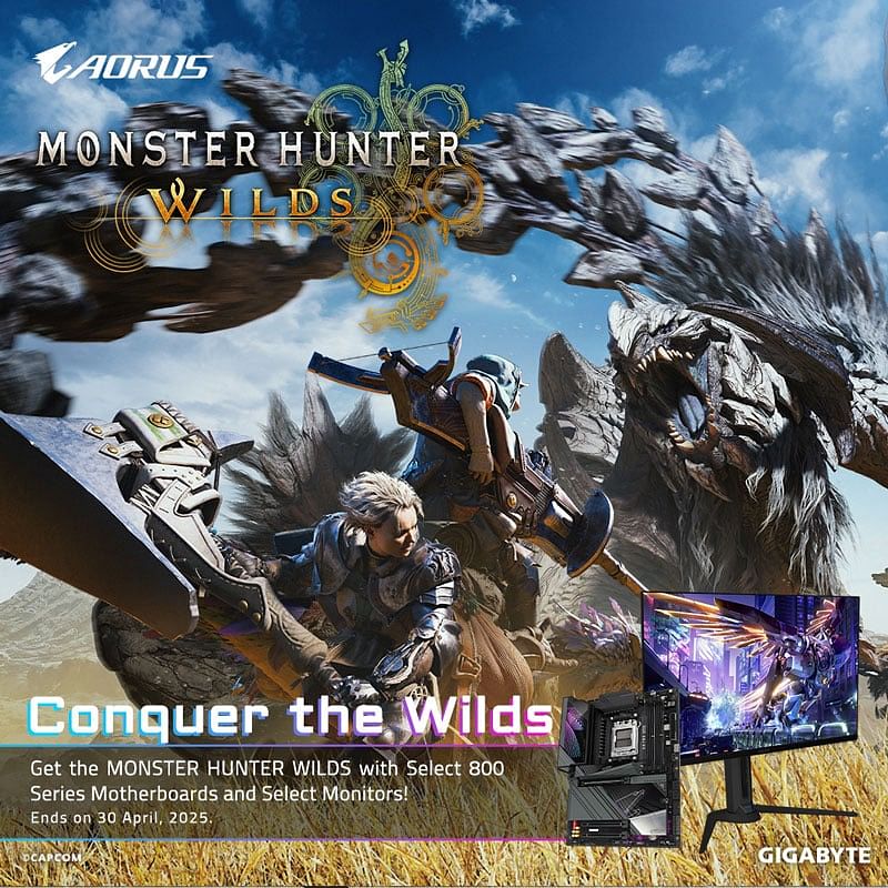 Gigabyte Monster Hunter Wilds Promotion