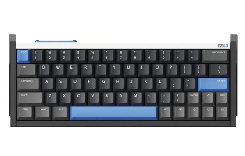 IQUNIX EZ63 8KHz RGB HE Blue Mechanical Keyboard - Magnetic Jade Pro Switch