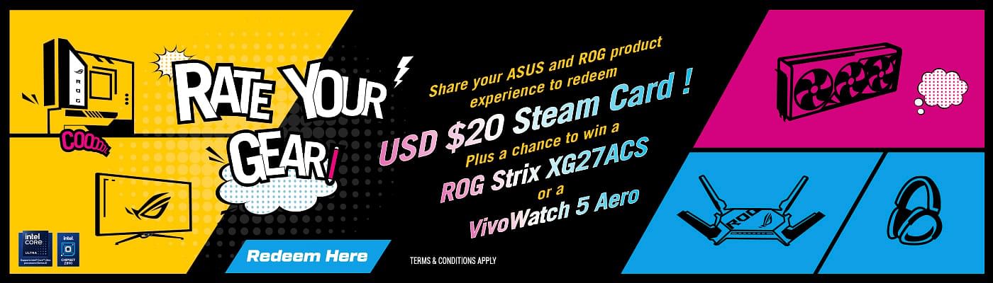 ASUS Rate Your Gear