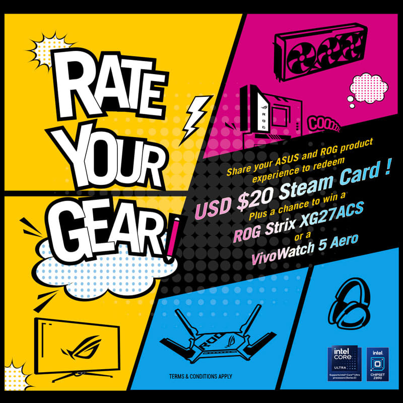 ASUS Rate Your Gear