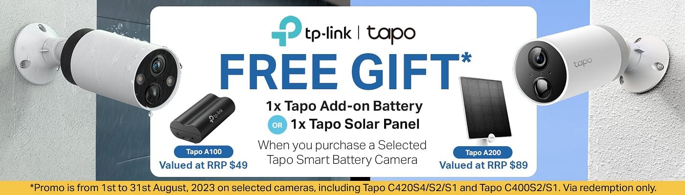 TP-Link Tapo Smart Battery Promotion