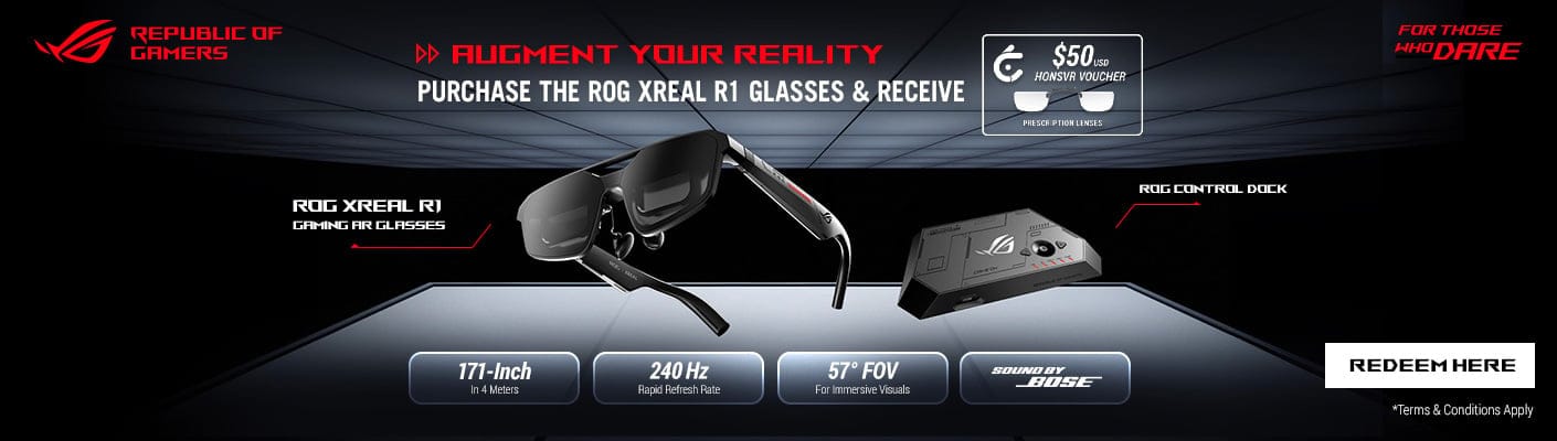 ASUS ROG Glasses Promotion
