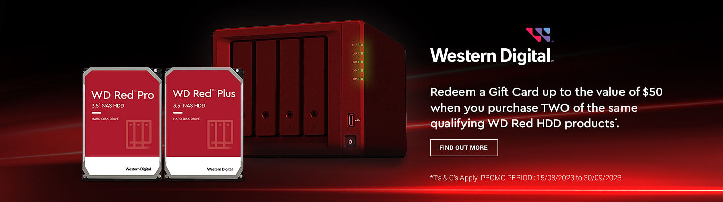 Western Digital Red HDD Gift Card Promotion