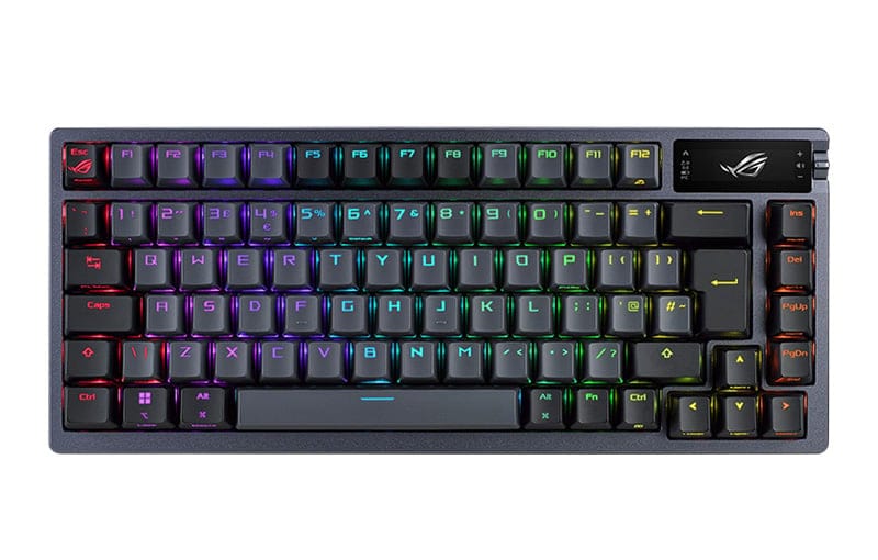 ASUS ROG Azoth 75% Gunmetal Wireless RGB Mechanical Keyboard - Red Switch